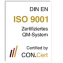 CON.Cert Siegel ISO 9001